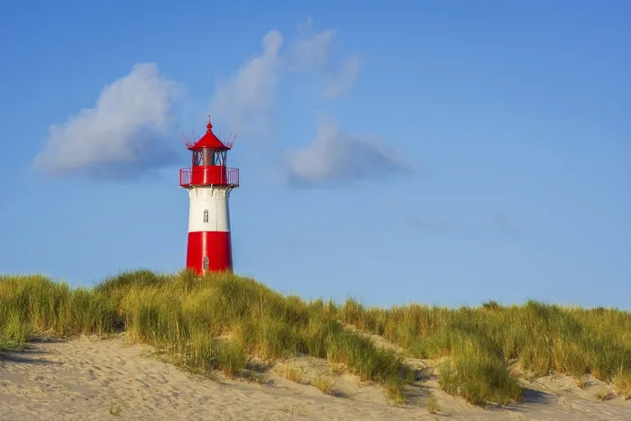 Stampa con cornice : Il faro Lister a Ellenbogen.