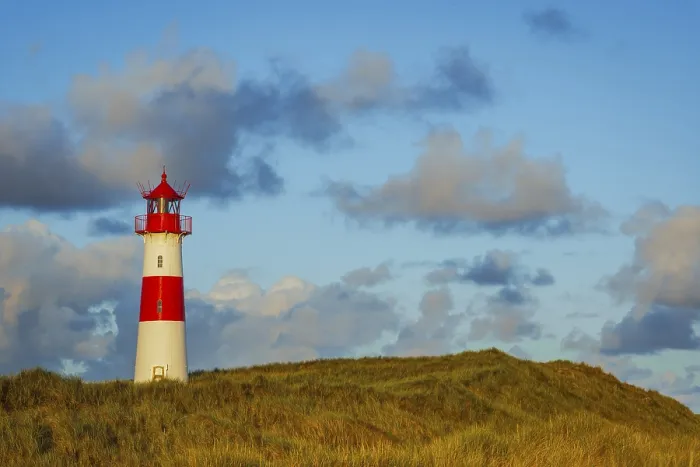 Stampa con cornice : Il faro Lister ad Ellenbogen.