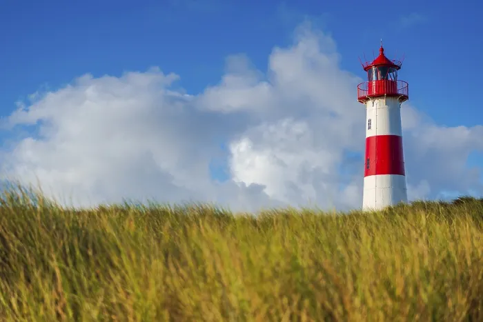 Stampa con cornice : Il faro Lister di Ellenbogen. Stampa con cornice : Il faro Lister di Ellenbogen.