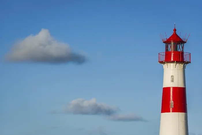 Stampa con cornice : Il faro Lister ad Ellenbogen.