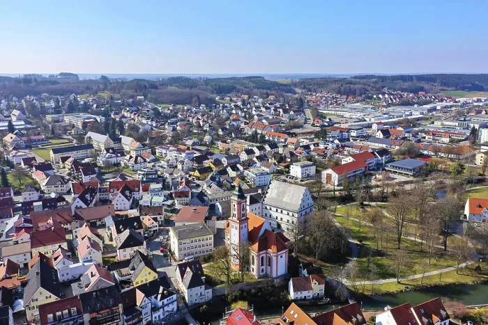 Stampa con cornice : Luftbild Stampa con cornice : Luftbild