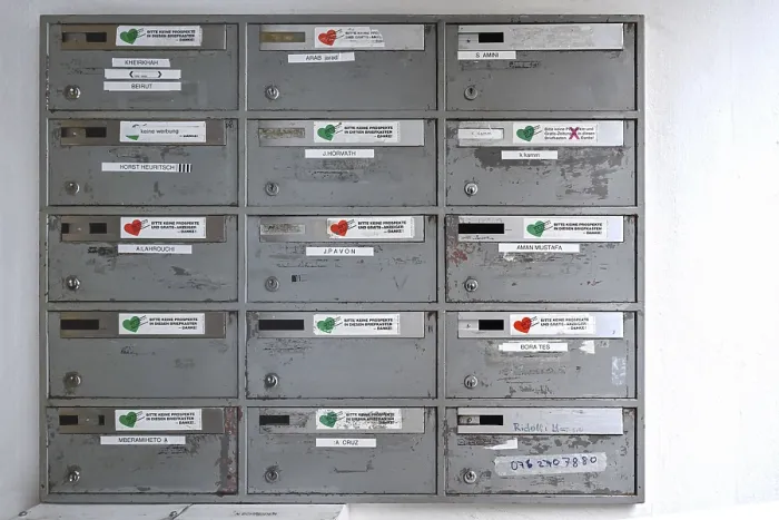 Stampa con cornice : Mailboxes