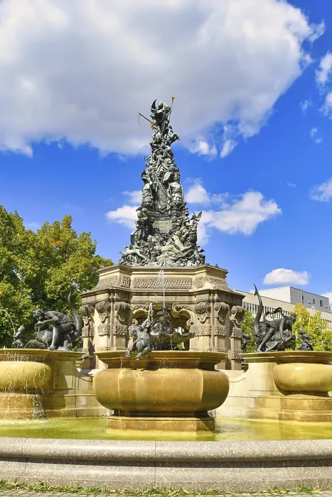 Stampa con cornice : Mannheim, Germania. Stampa con cornice : Mannheim, Germania.