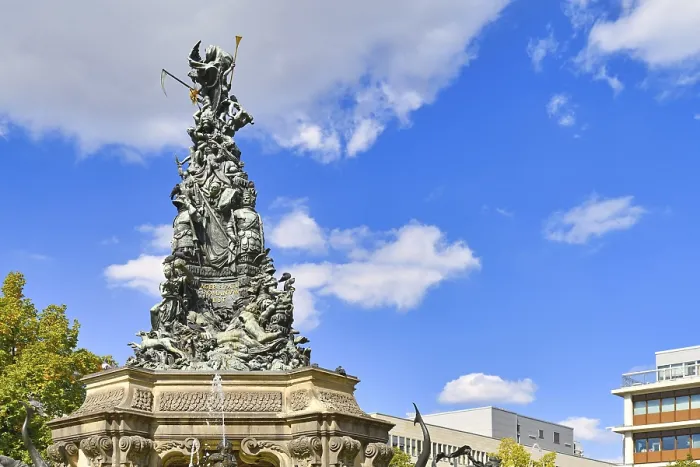 Stampa con cornice : Mannheim, Germania. Stampa con cornice : Mannheim, Germania.