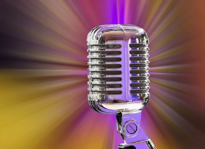Stampa con cornice : Microphone Stampa con cornice : Microphone