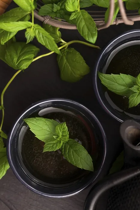 Stampa con cornice : Tè alla menta