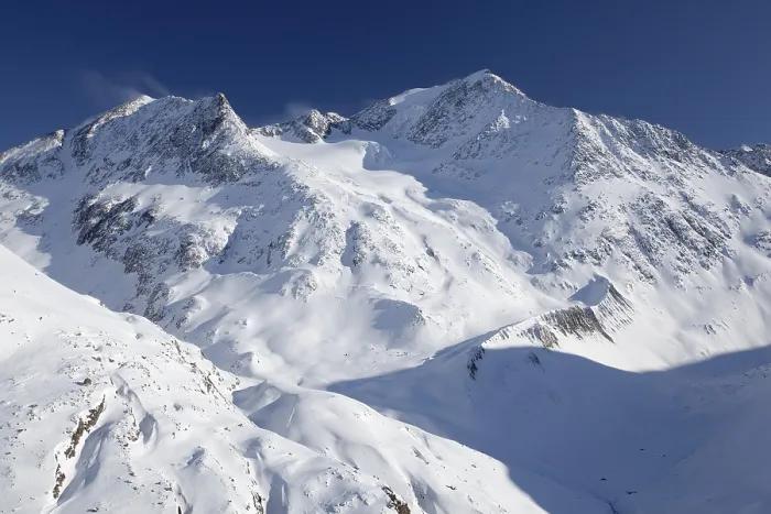 Stampa con cornice : Ridotto montuoso di Mutmal e Punta Mutmalspitze. Stampa con cornice : Ridotto montuoso di Mutmal e Punta Mutmalspitze.