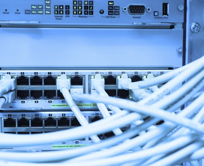 Stampa con cornice : Pannello di patching LAN rete LAN pannello di patching
