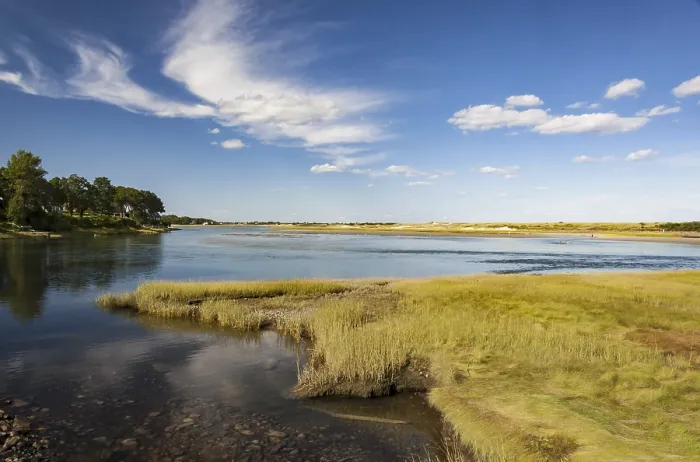 Stampa con cornice : La costa dell'Oceano Atlantico settentrionale a Ogunquit.