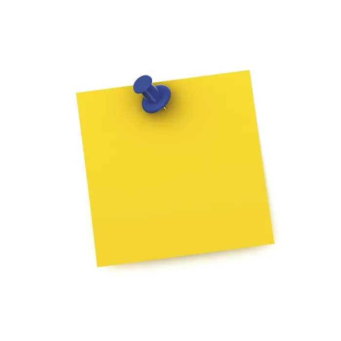 Stampa con cornice : Nota con spillo, rendering 3D. Stampa con cornice : Nota con spillo, rendering 3D.