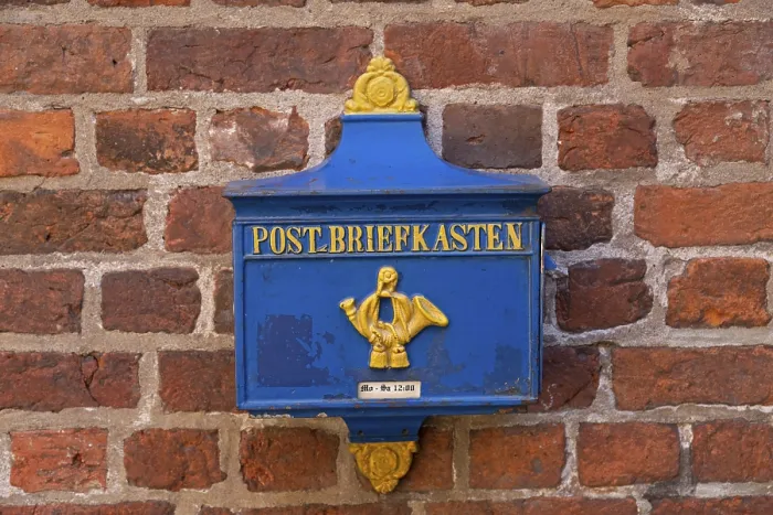 Stampa con cornice : Postino vecchio, Bottcherstraße.