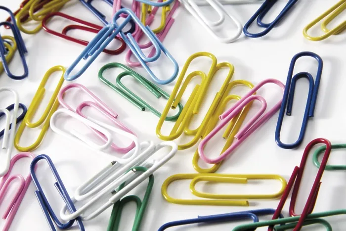Stampa con cornice : Paperclips Stampa con cornice : Paperclips