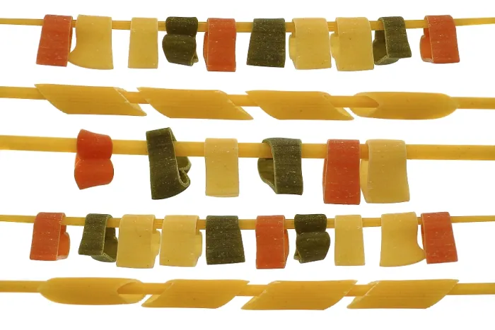Stampa con cornice : Pasta, diverse varietà. Stampa con cornice : Pasta, diverse varietà.