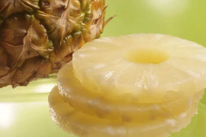 Stampa con cornice : Fette di ananas. Stampa con cornice : Fette di ananas.
