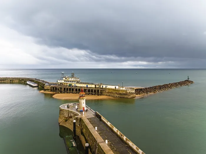 Stampa con cornice : Il porto di Ramsgate da un drone, Ramsgate.