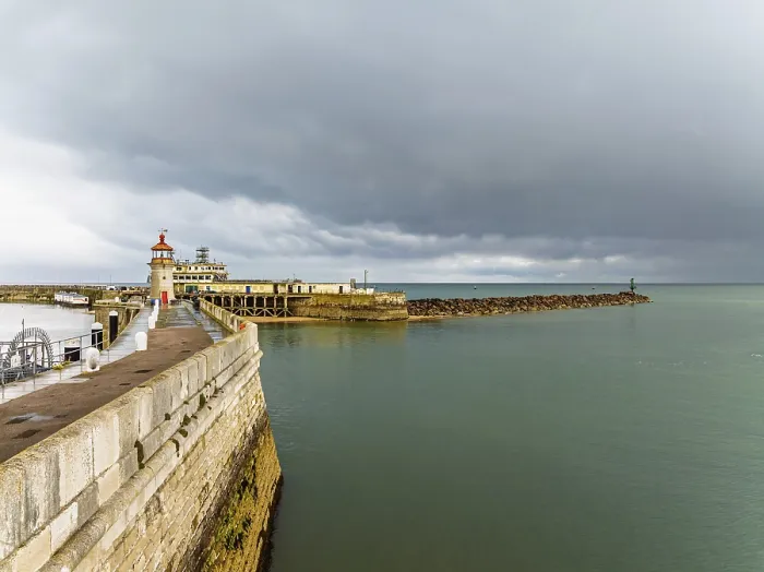 Stampa con cornice : Il porto di Ramsgate da un drone, Ramsgate.