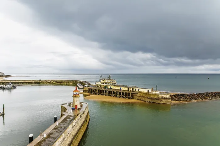 Stampa con cornice : Il porto di Ramsgate da un drone, Ramsgate. Stampa con cornice : Il porto di Ramsgate da un drone, Ramsgate.