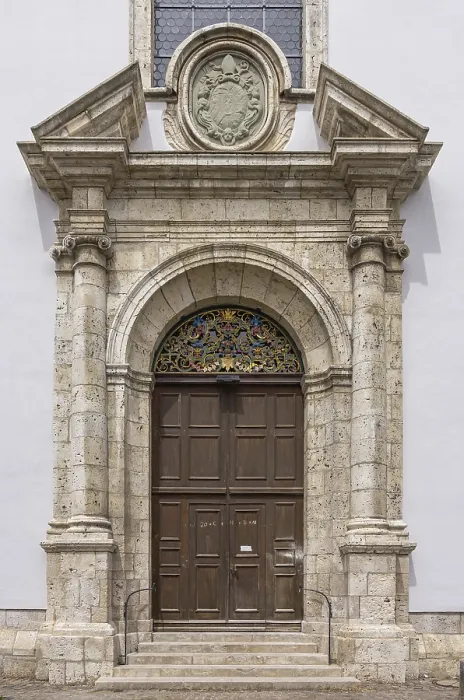Stampa con cornice : Portale della Konviktskirche ad Ehingen (Donau) Stampa con cornice : Portale della Konviktskirche ad Ehingen (Donau)