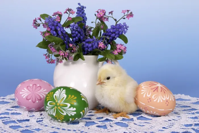 Stampa con cornice : Impostazione di Pasqua