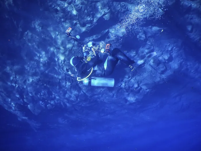 Stampa con cornice : Praticare il subacqueo e lo snorkeling.
