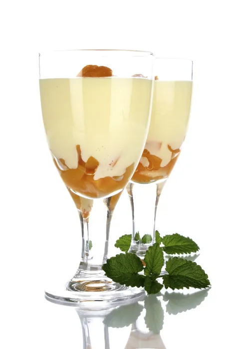 Stampa con cornice : Pudding con albicocche. Stampa con cornice : Pudding con albicocche.