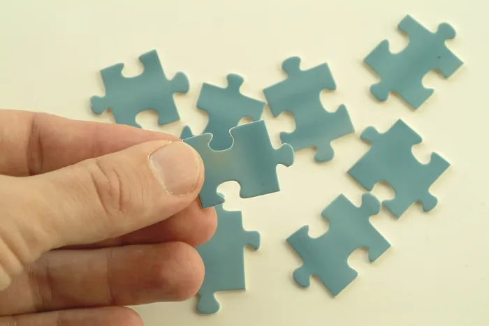 Stampa con cornice : Puzzle