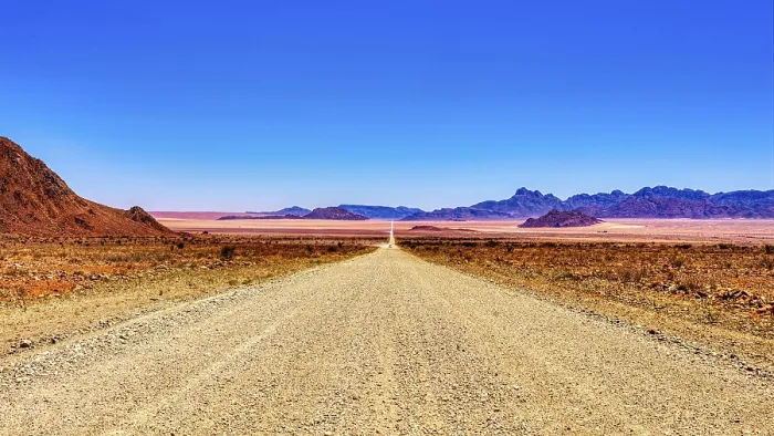 Stampa con cornice : Strada, Deserto, Namibia Stampa con cornice : Strada, Deserto, Namibia