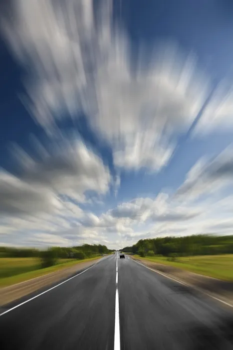 Stampa con cornice : Strada e velocità. Stampa con cornice : Strada e velocità.