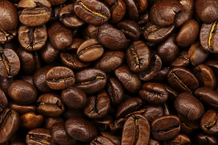 Stampa con cornice : Fagioli di caffè tostati Stampa con cornice : Fagioli di caffè tostati
