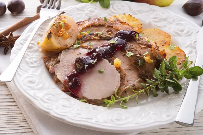 Stampa con cornice : Tacchino arrosto.