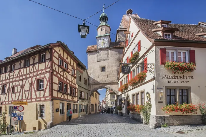 Stampa con cornice : Roderbogen e Markusturm