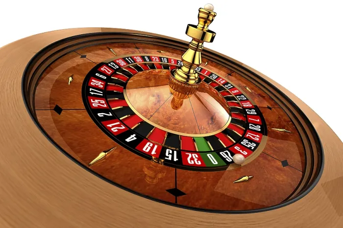 Stampa con cornice : Roulette, costruita in programma tridimensionale.