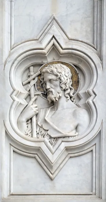 Stampa con cornice : San Giovanni Battista