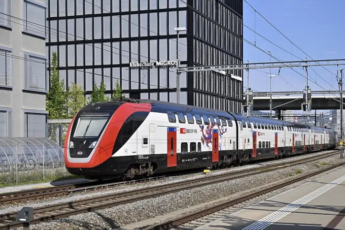 Stampa con cornice : Treno passeggeri SBB