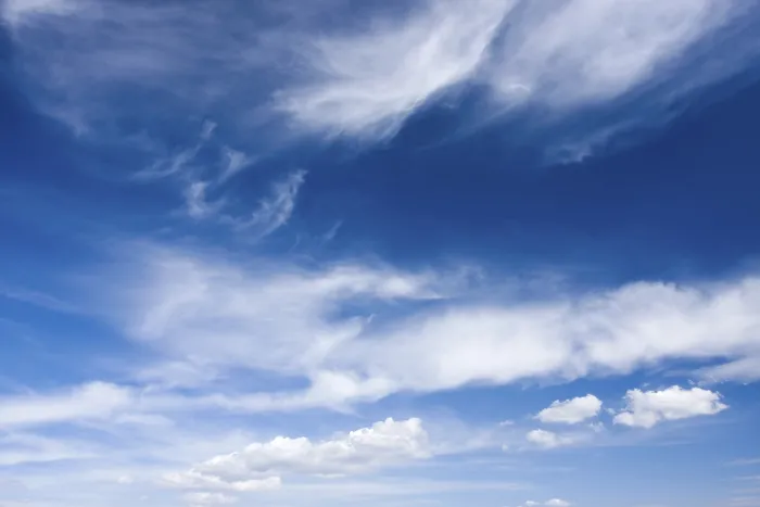Stampa con cornice : Cielo con nuvole.