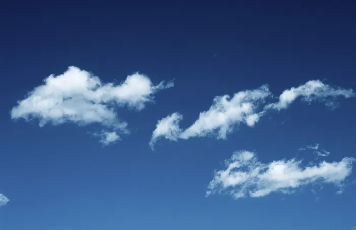 Stampa con cornice : Cielo con nuvole.