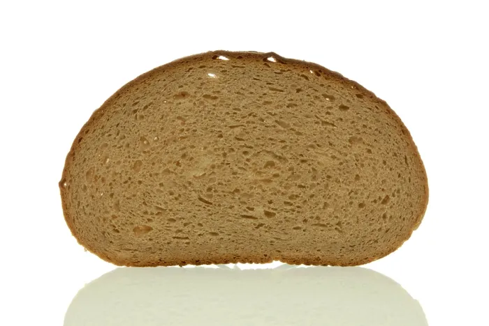 Stampa con cornice : Un pezzo di pane. Stampa con cornice : Un pezzo di pane.