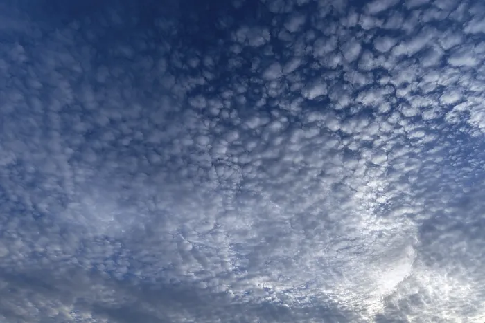 Stampa con cornice : Nuvole soffici e lanose (Cirrocumulus)