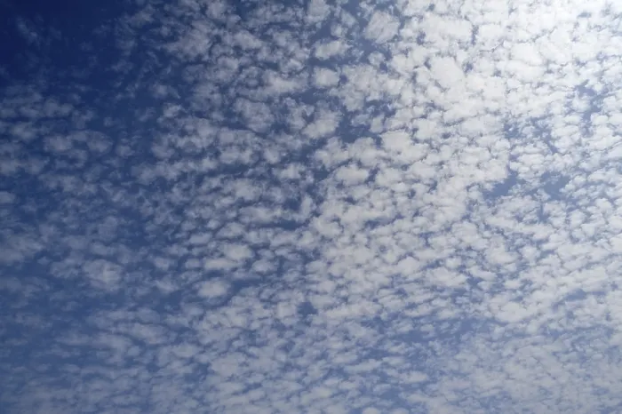 Stampa con cornice : Nuvole soffici e compatte, Cirrocumulus.