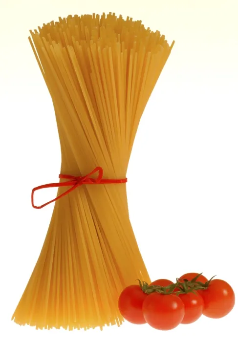 Stampa con cornice : Spaghetti con pomodori. Stampa con cornice : Spaghetti con pomodori.