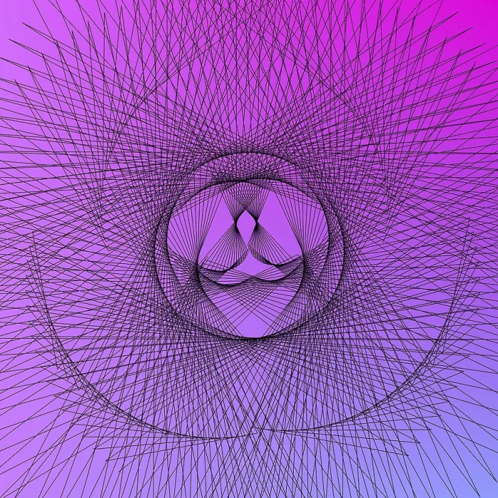 Stampa con cornice : Spirography
