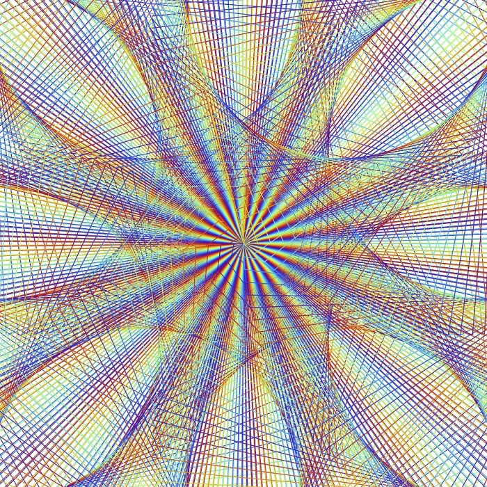 Stampa con cornice : Spirography