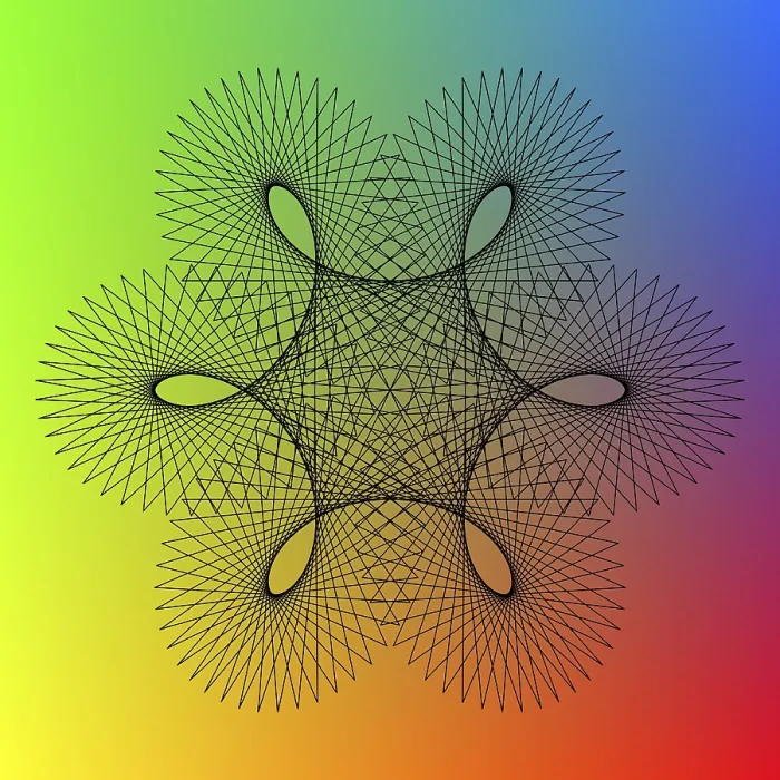 Stampa con cornice : Spirography Stampa con cornice : Spirography