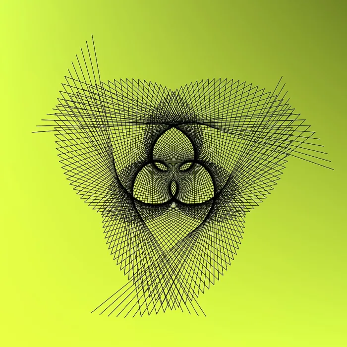 Stampa con cornice : Spirography