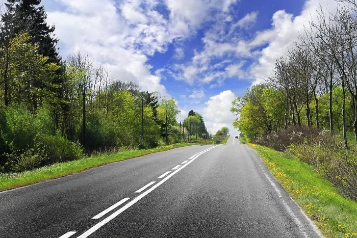Stampa con cornice : Strada di primavera Stampa con cornice : Strada di primavera
