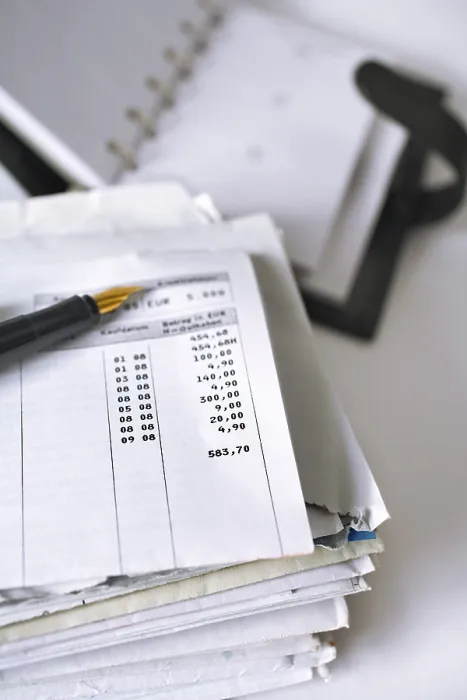 Stampa con cornice : Documentazione finanziaria
