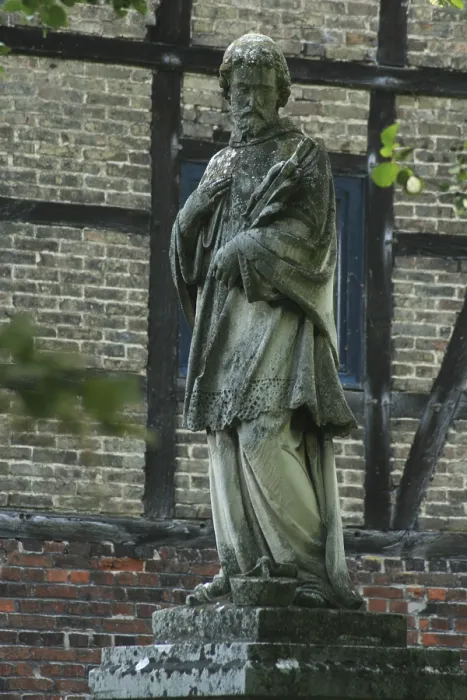 Stampa con cornice : La statua di S. Stampa con cornice : La statua di S.