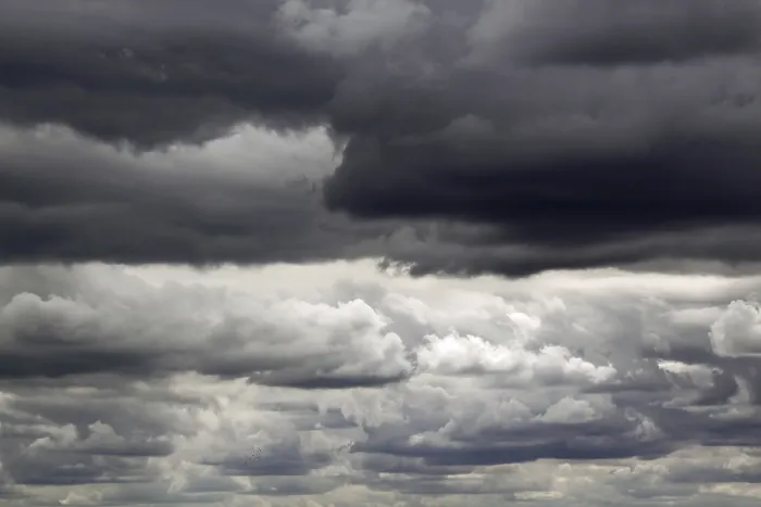Stampa con cornice : Nuvole tempestose.