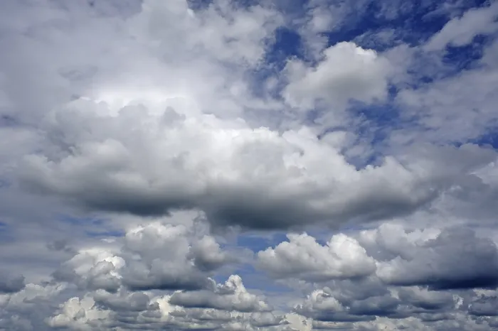Stampa con cornice : Nuvole stratocumuli, Eckental.