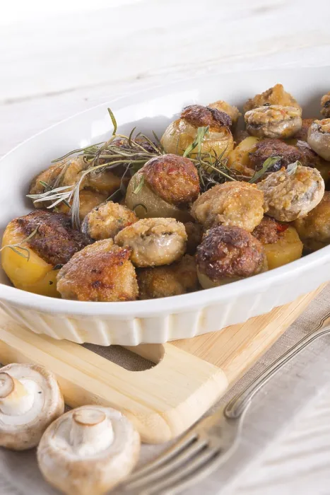 Stampa con cornice : Zucchine ripiene Stampa con cornice : Zucchine ripiene